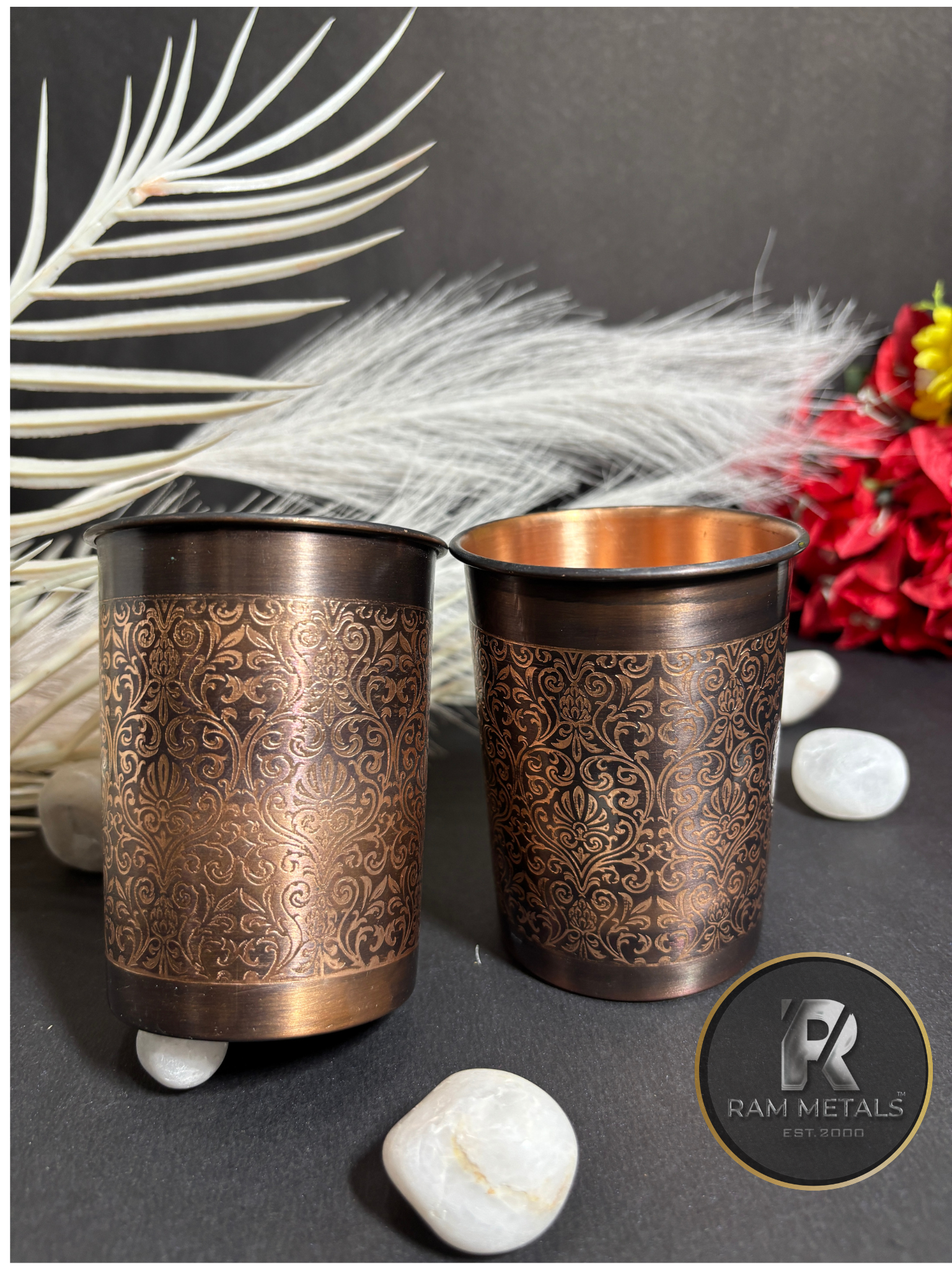 Premium Antique Copper Drinking Glass Manufacturer Supplier Wholesaler Exporter Retailer in India